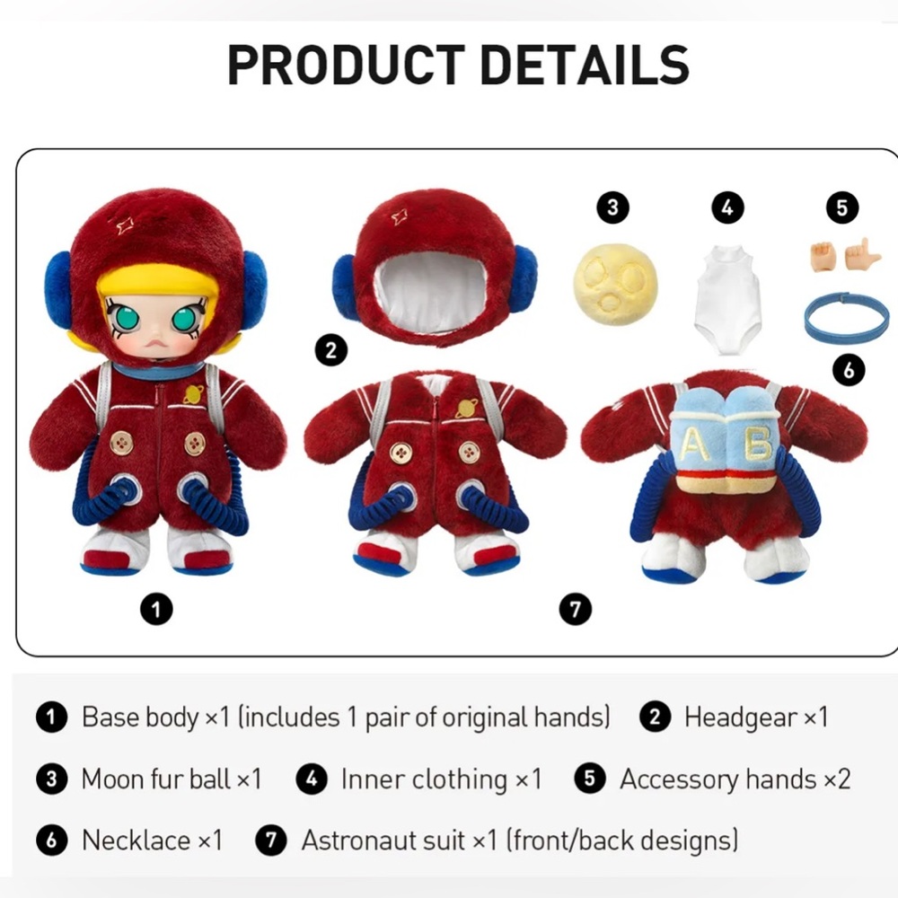 Authentic SEALED MOLLY Hello, Moon 1/8 Action Figure Doll - Picture 6 of 10